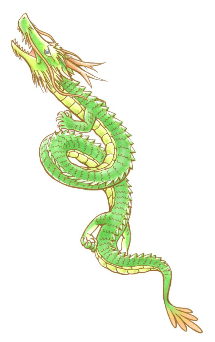 35 龍の絵 イラスト かわいい無料イラスト素材