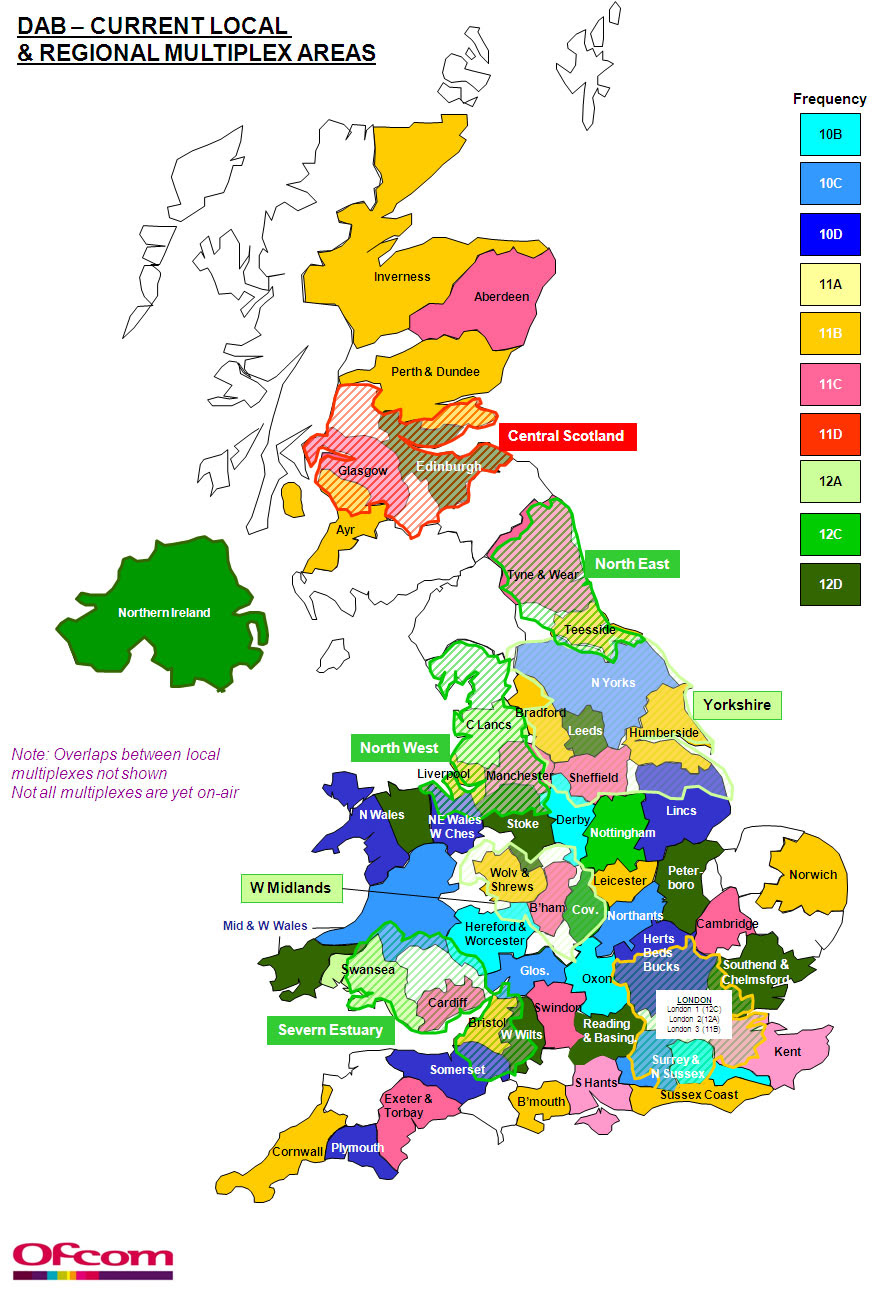 Like the pac code cancellation process, the stac code process is also closely regulated by ofcom. Ofcom Digital Radio Coverage Map Dab Primary Protected Areas
