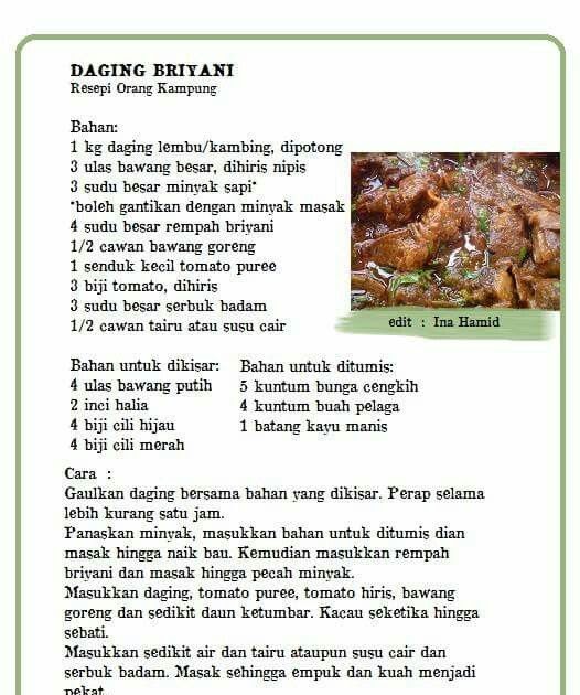 Resepi Daging Black Pepper Thai - Resep Book t