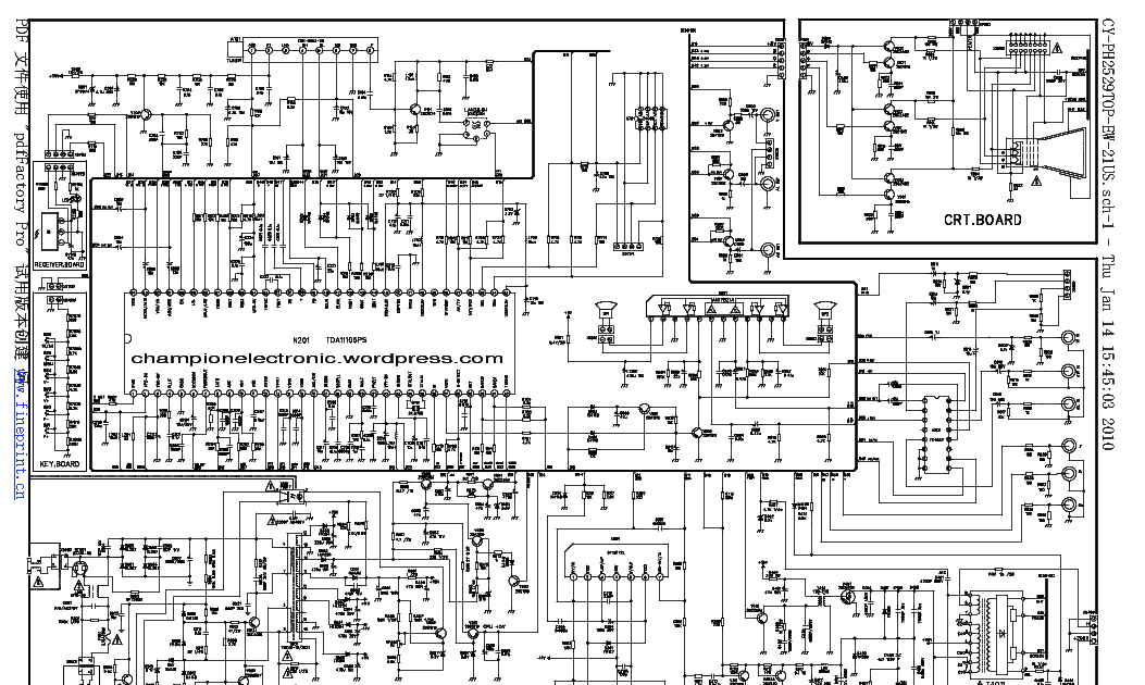  Skema  Tv  China Ic Tda11105ps TV  Schematics