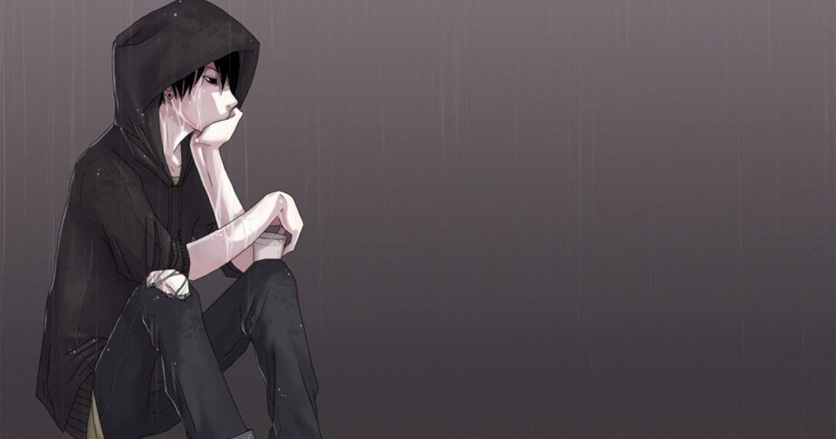 Alone Sad Anime Boy Wallpaper Hd