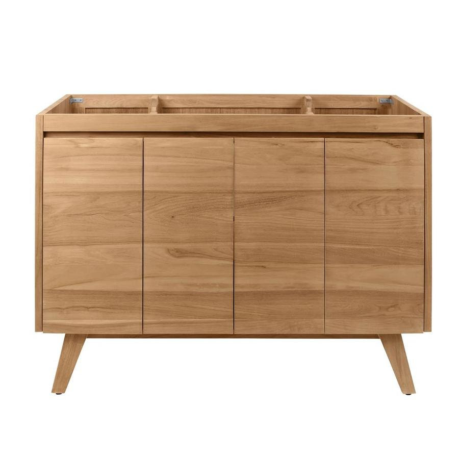 Add style and functionality to your bathroom with a new bathroom vanity. Avanity Coventry 48 In Natural Teak Bathroom Vanity Cabinet In The Bathroom Vanities Without Tops Department At Lowes Com