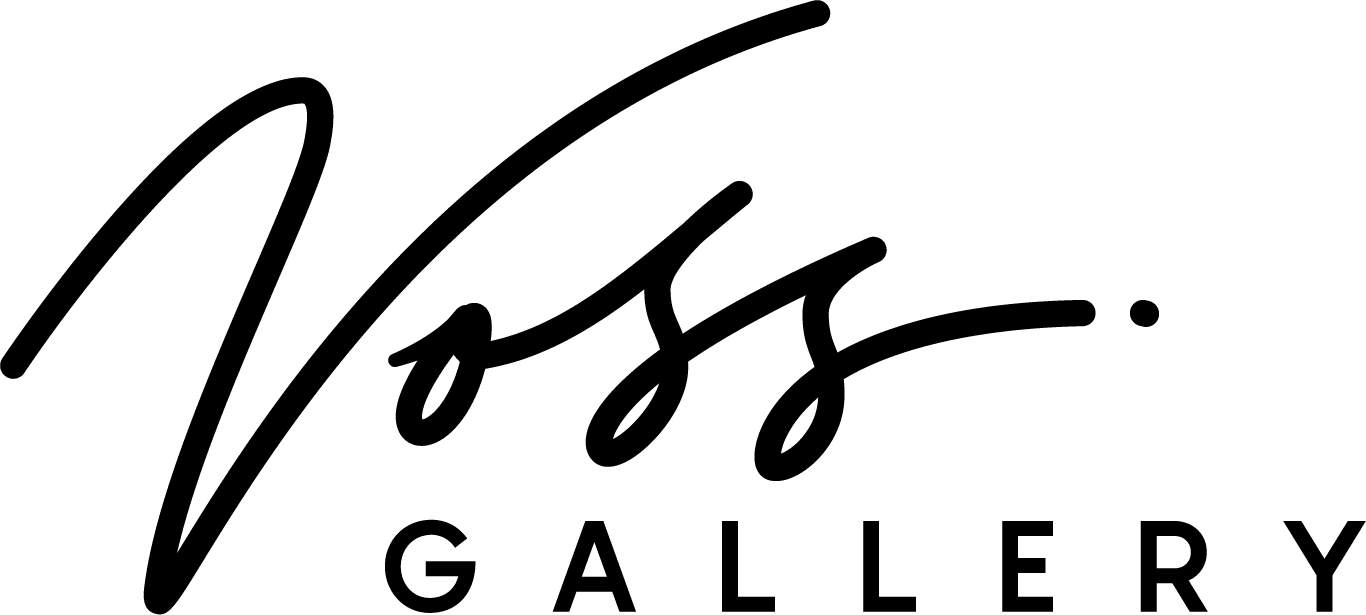 Voss Gallery, San Francisco black and white logo