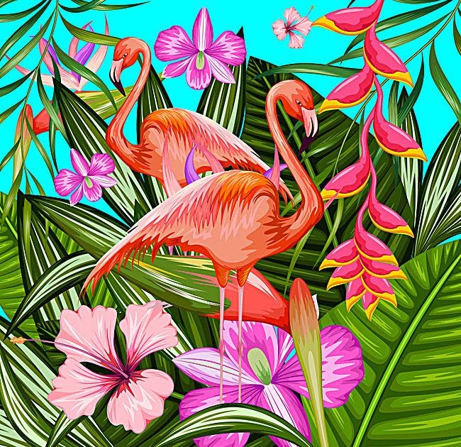 25+ Inspirasi Keren Contoh Lukisan Flora Dan Fauna - Nico Nickoo