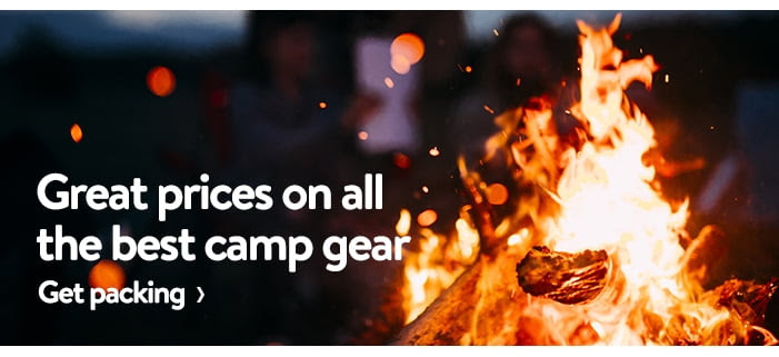 Camping gear at low prices 