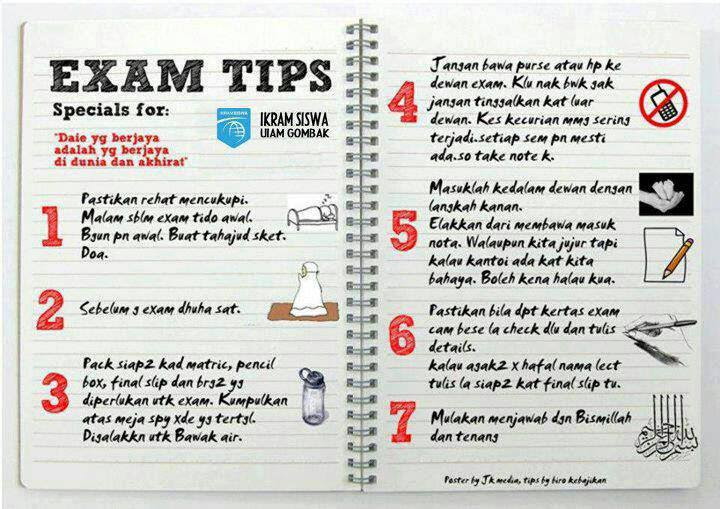 kata kata semangat untuk peperiksaan