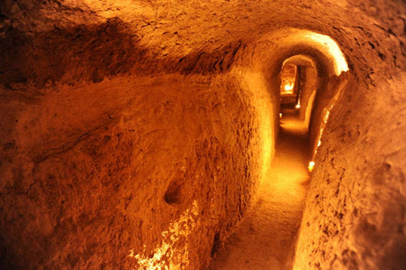 La ciudad subterránea de Nushabad, Irán