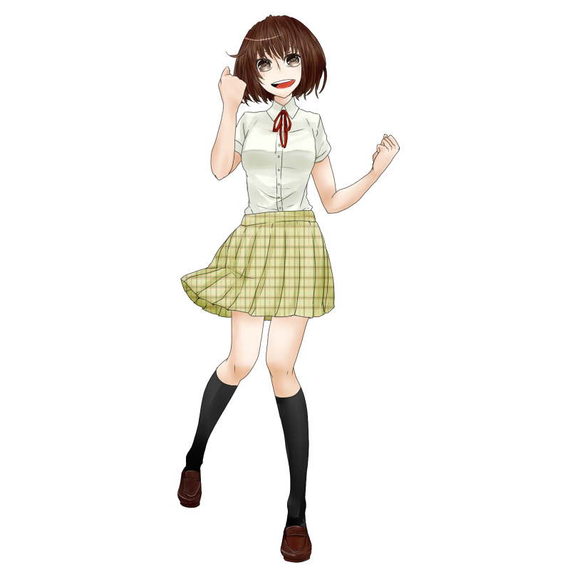 心に強く訴える女の子 イラスト 可愛い 全身 無料イラスト集