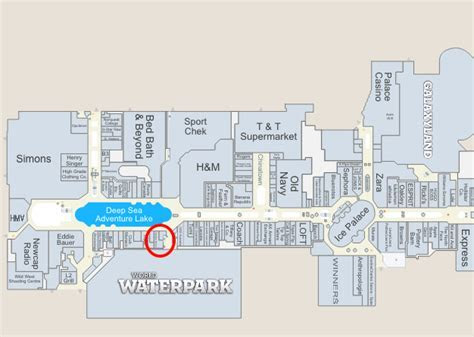 West Edmonton Mall Map