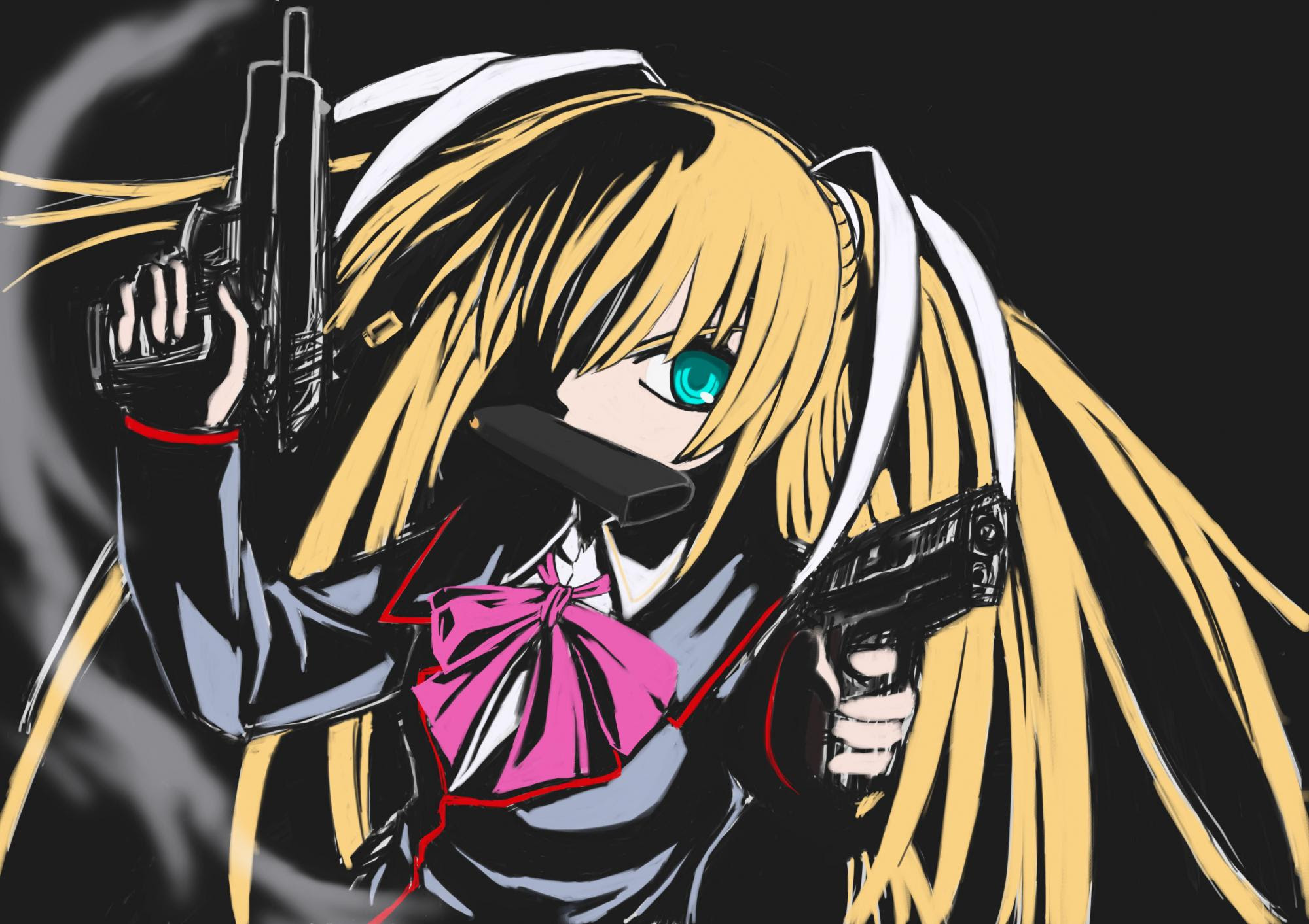 二丁拳銃 構え イラスト ディズニー アニメ画像
