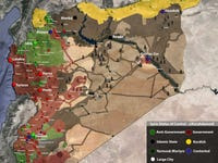 This detailed Syria map shows what territory ISIS is truly fighting for