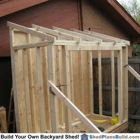 2x4 lean to shed plans