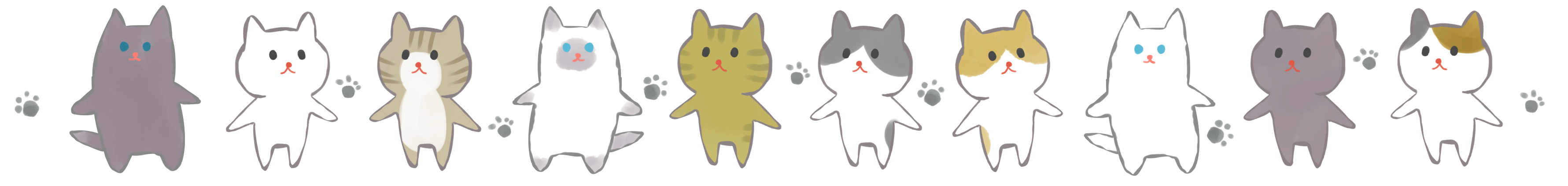動物の画像について 最高ゆるい 猫 イラスト アイコン