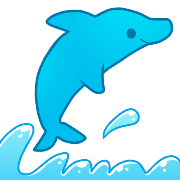最高の動物画像 新鮮なイルカ イラスト 可愛い