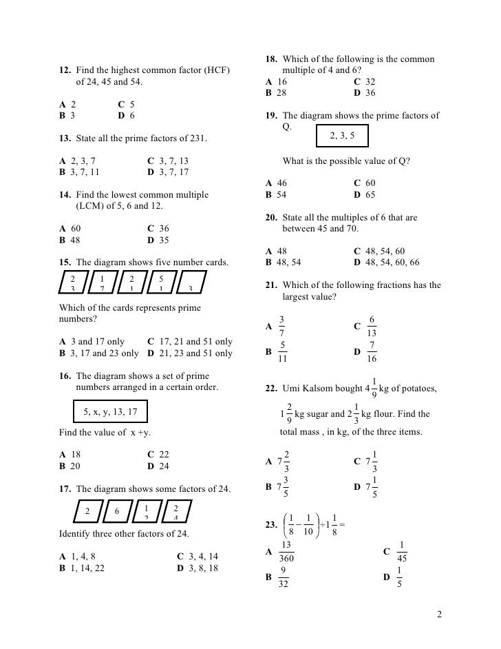 Contoh Soalan Algebra Pt3 - Soalan d