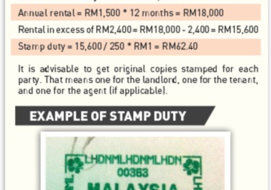 stamp duty on contract agreement malaysia