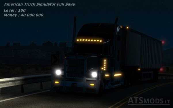 American Truck simulator + Full save game