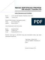 Contoh Surat Tugas Internal Audit Contoh Surat Terbaik