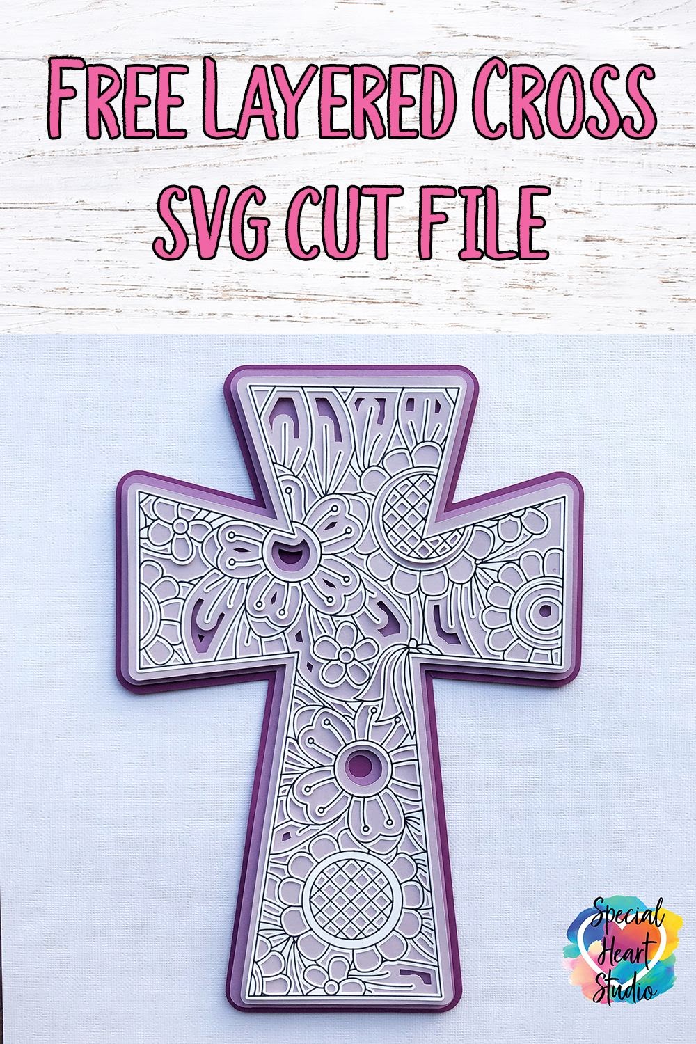 Download 3D Multi Layered Cross Svg For Cricut - Free Layered SVG Files