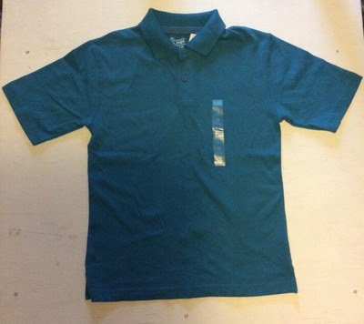 Bargain NEW Childrens Place Boys Blue Short Sleeve Polo Shirt Medium 78