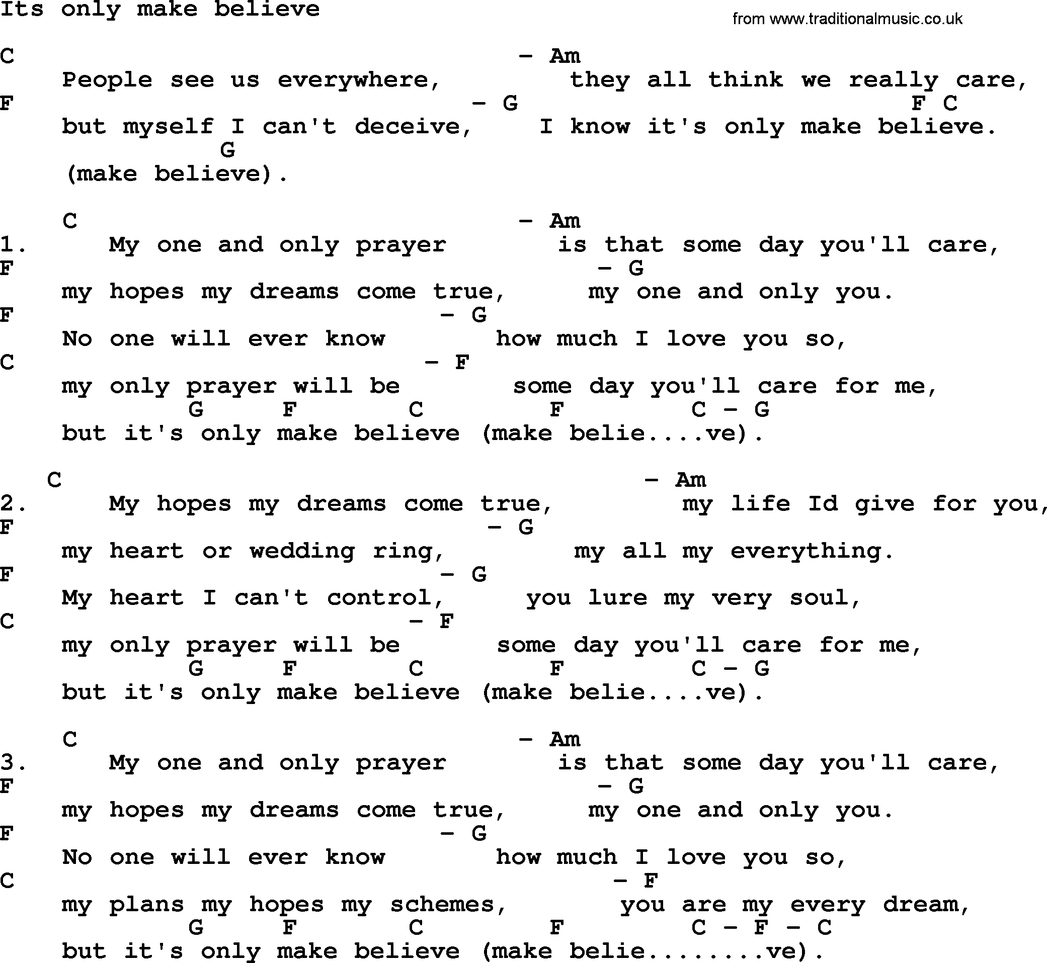 Its Only Love Chords Sheet And Chords Collection