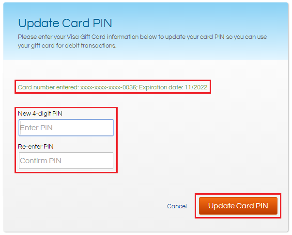 Can you get cash from your visa gift card. How To Guide Activate A Gift Card And Create A Pin