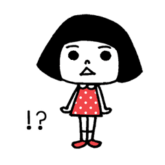 かわいいディズニー画像 50 おかっぱ 女の子 イラスト