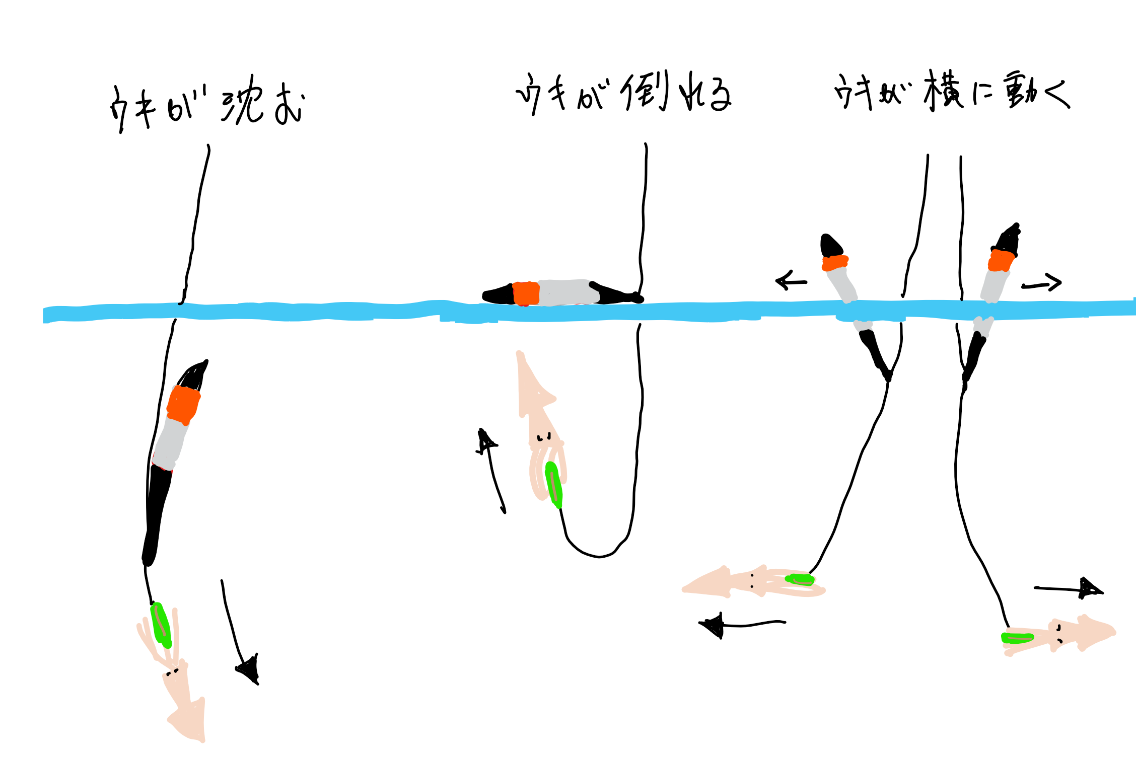 75 イカウキ釣り 仕掛け 魚のすべて