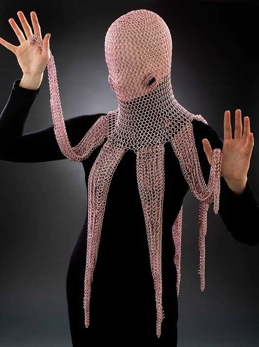 Chainmail Octopus Hood