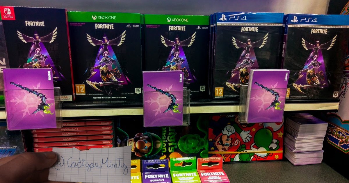 Gamestop Minty Pickaxe - Fortnite V Bucks Gift Cards Where To Redeem And Buy Them Including ...