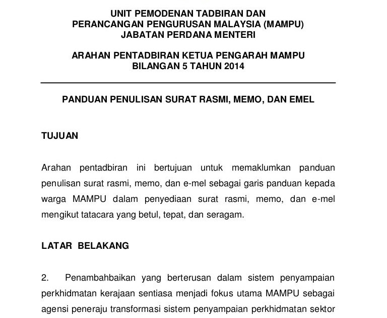 Format Surat Rasmi Kepada Jpj - Surat W