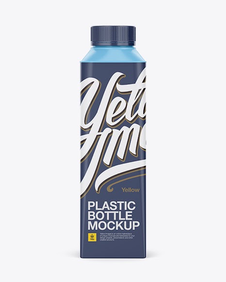 Download Free Mockups 1L Matte Bottle Mockup - Front View Object ...