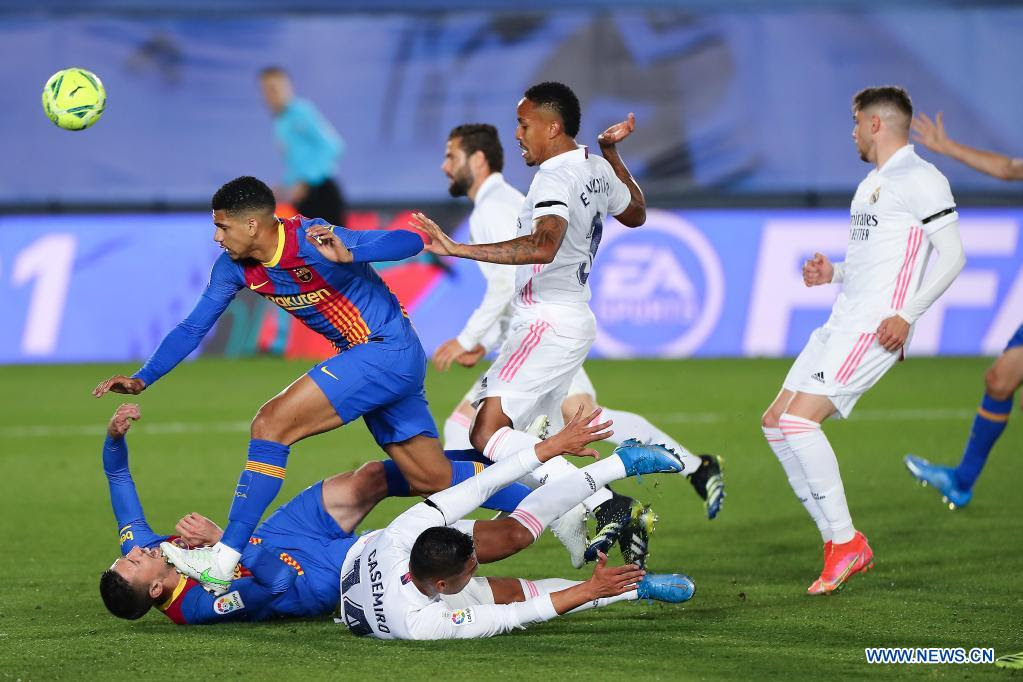 Fc barcelona matches live online. Spanish League Football Match Real Madrid Vs Fc Barcelona Xinhua English News Cn