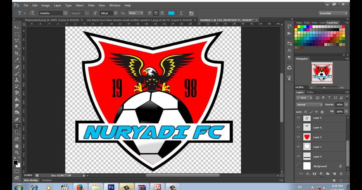 Cara Membuat Logo Sepak Bola Di Photoshop - Joonka
