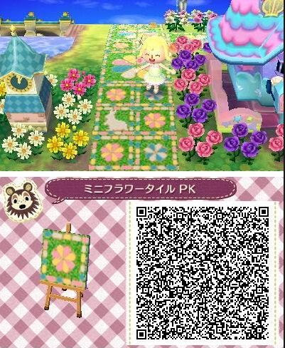 とび森 地面 Qrコード あつ森 とび森 マイデザイン シンプルな石畳 作品id Qrコード 地面系マイデザイン