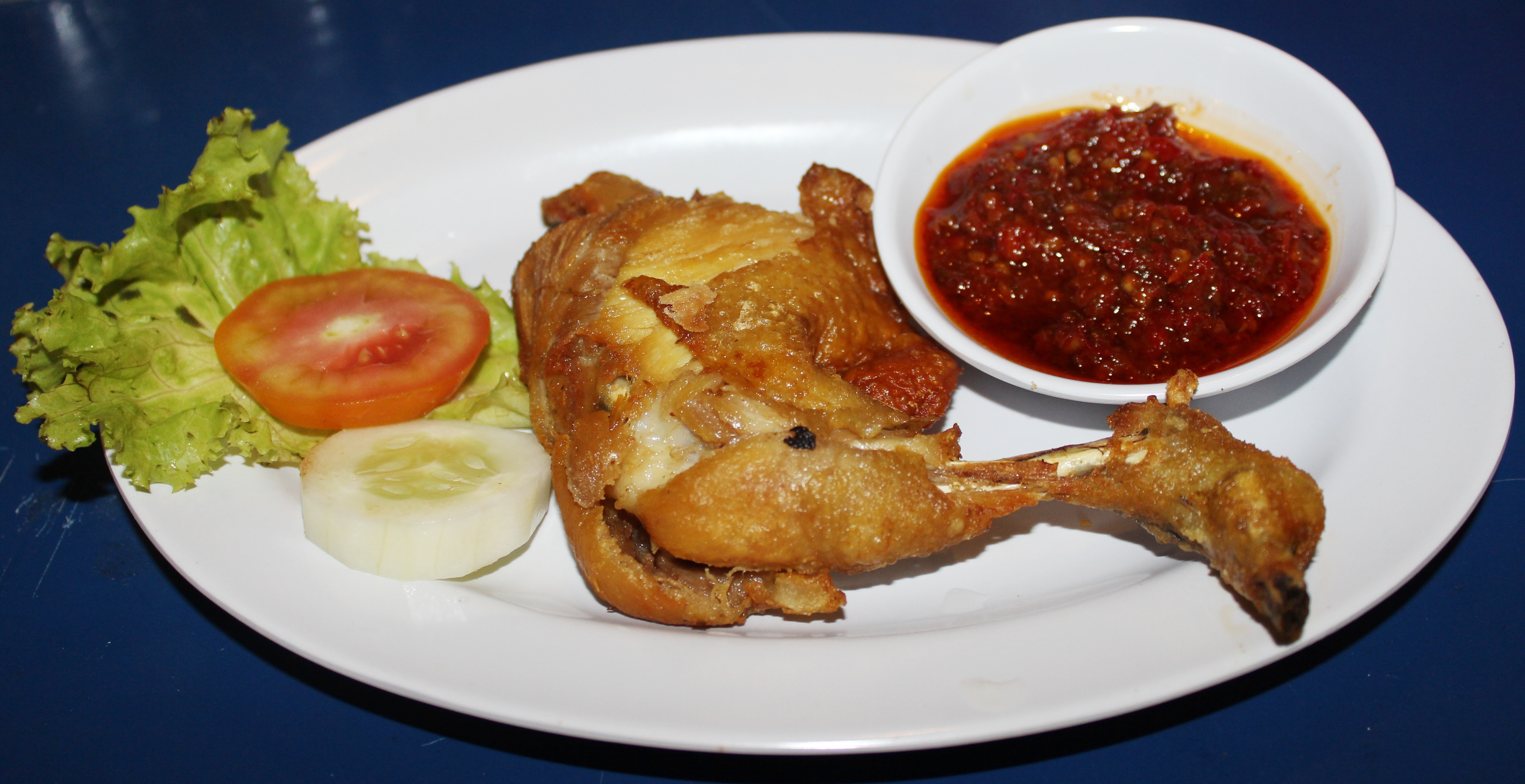 Resepi Ayam Goreng Ayam Penyet - Salma Nuranu