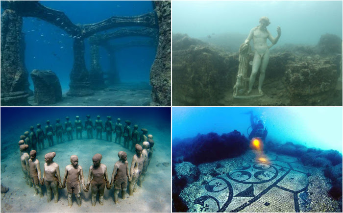 10 затонувших городов Древнего мира,  главных претендентов на звание потерянной Атлантиды 