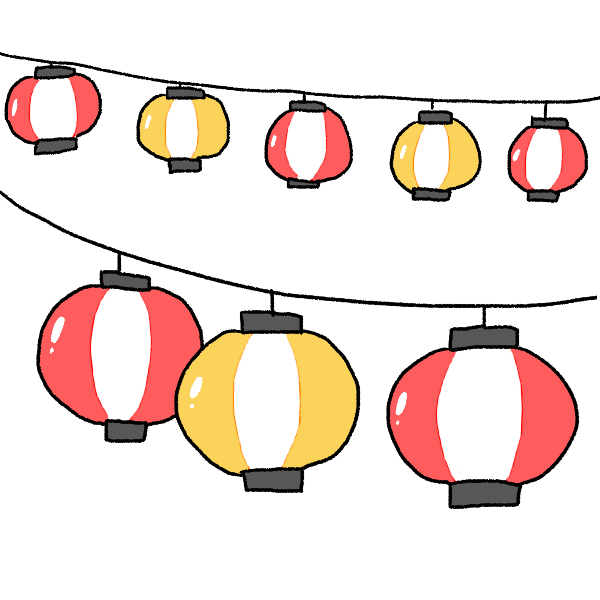 上祭り 提灯 イラスト ただのディズニー画像