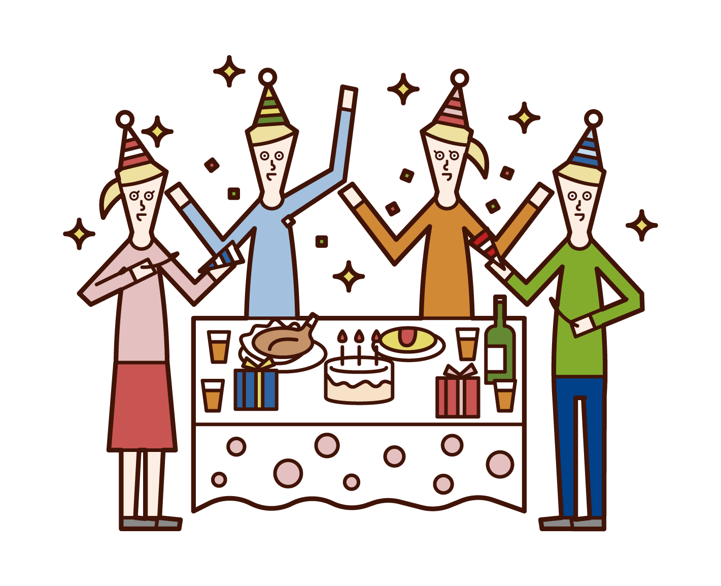 コレクション フリー 立食 パーティー イラスト Freemuryogavwo4