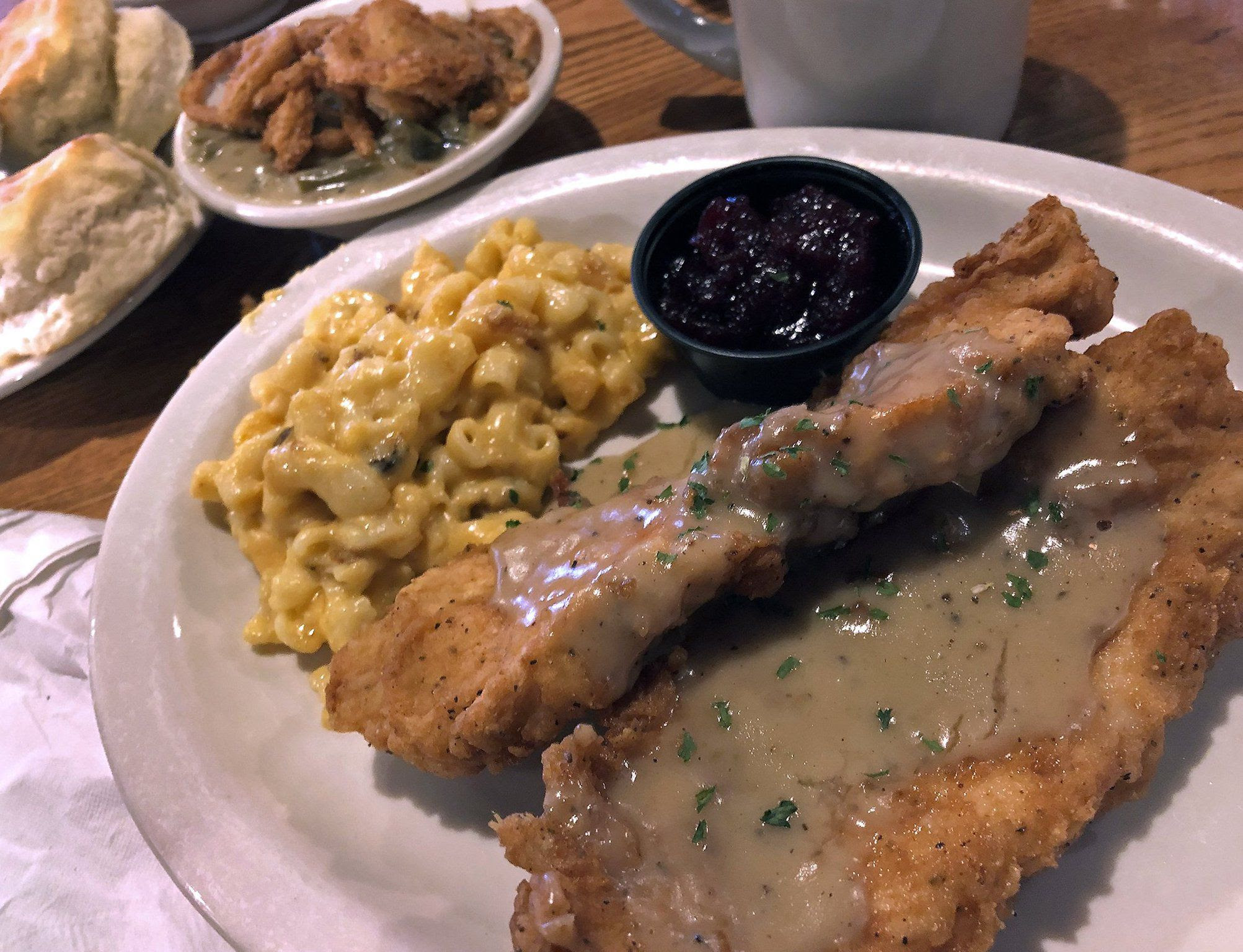 Cracker barrel offers a different dinner special for every day of the week, and sunday is not the day you want to go for it. Cracker Barrel Serves Turkey Dinner On Thanksgiving Springfield