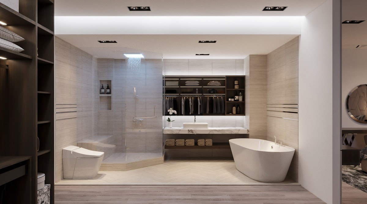 Innovative closet designs provides custom installations that are durable, practical, and beautiful. 51 Master Bathrooms With Images Tips And Accessories To Help You Design Yours