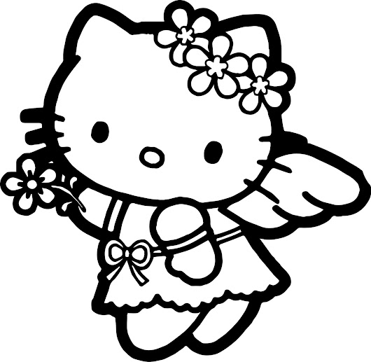 Kumpulan Gambar  Mewarnai Hello  Kitty  Untuk Anak SD TK