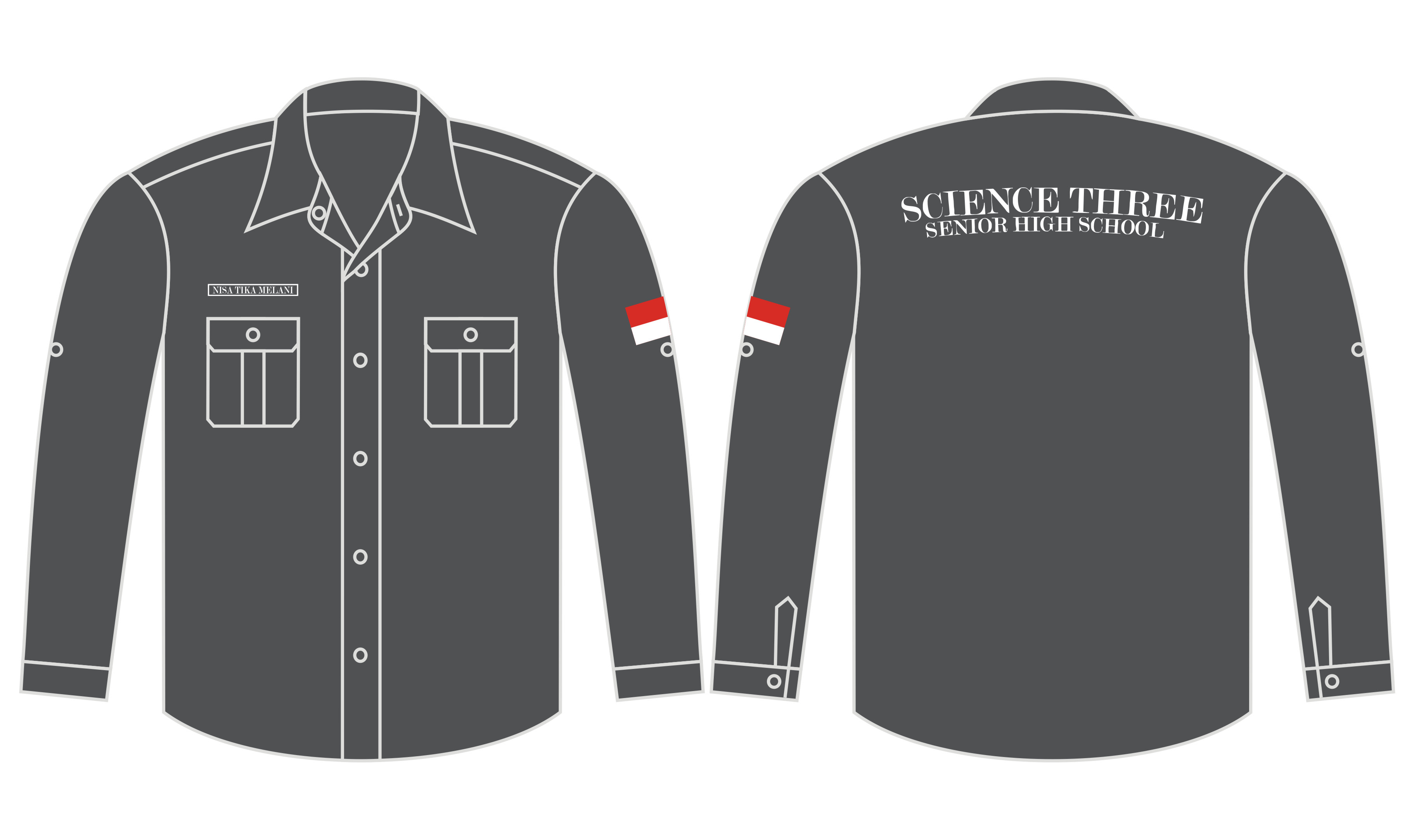 Contoh Desain Baju Hem Kelas | 1001desainer