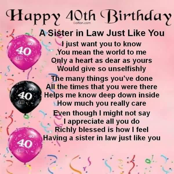 Home birthday wishes happy 40th birthday messages with images. Funniest 40th Birthday Messages For Sister Memes Quotesbae