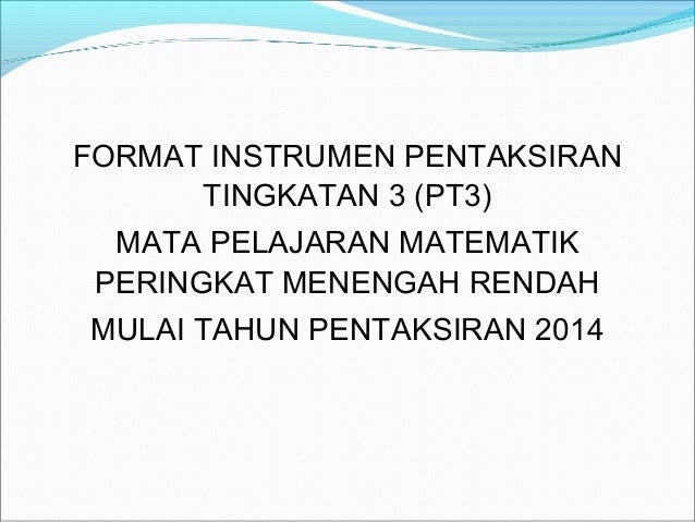 Soalan Matematik Tingkatan Empat - Aladdin Web i