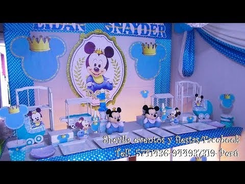 Feliz Cumpleaños Decoracion De Minnie Bebe Para Cumpleaños De 1 Año