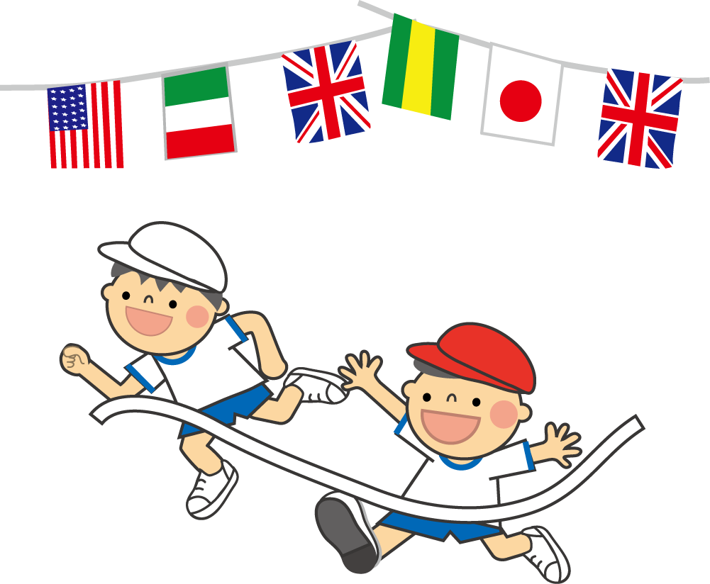 Kasword 運動会 イラスト かけっこ