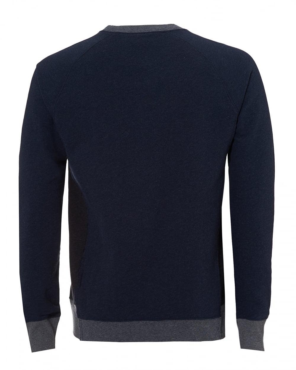 Download Men's Heather Crew Neck Sweatshirt - Front Half Side View ...