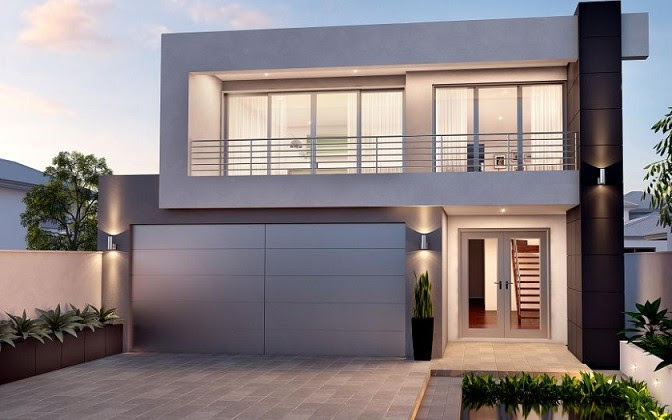 Rumah Minimalis Dua Lantai Terbaru ~ Gambar Rumah Idaman