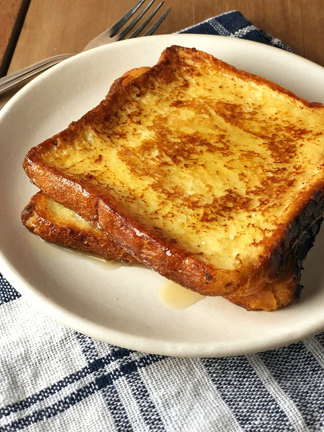 Heat a frying pan on medium eat and spray with pan spray or add a t of butter. Easy French Toast Tempting Treat